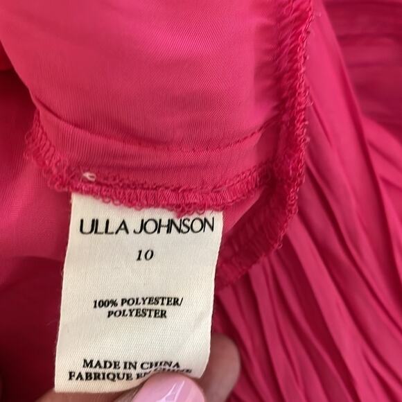 NEW ULLA JOHNSON Vesna Dress Color Orchid Size 10 Tiered Flowy Soft Beautiful - Picture 13 of 14